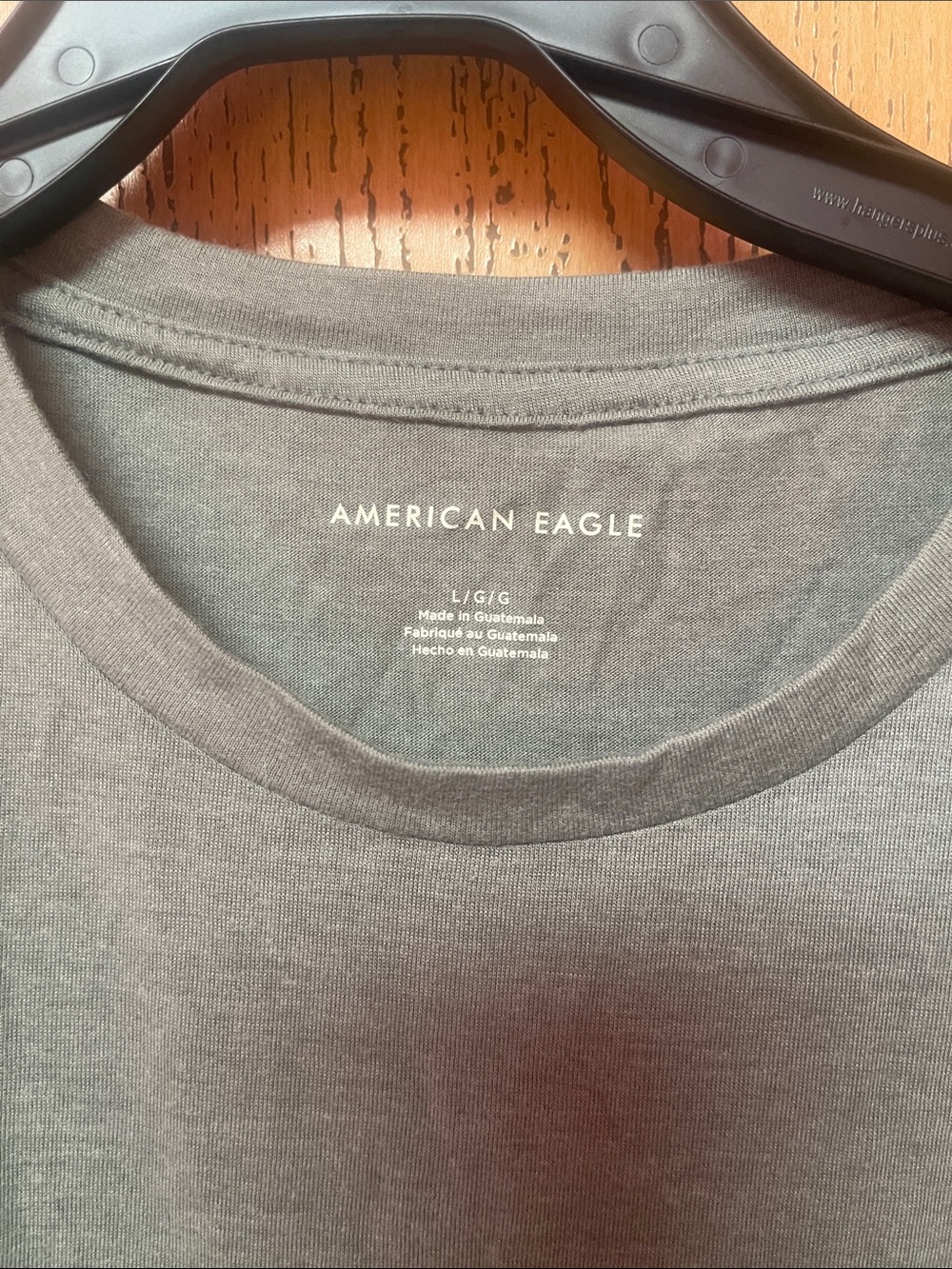 American Eagle Outfitters Gray Short Sleeve Peplum Tunic - Picture 2 of 3